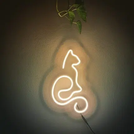 stylowy-neonowy-kot-led-lampa