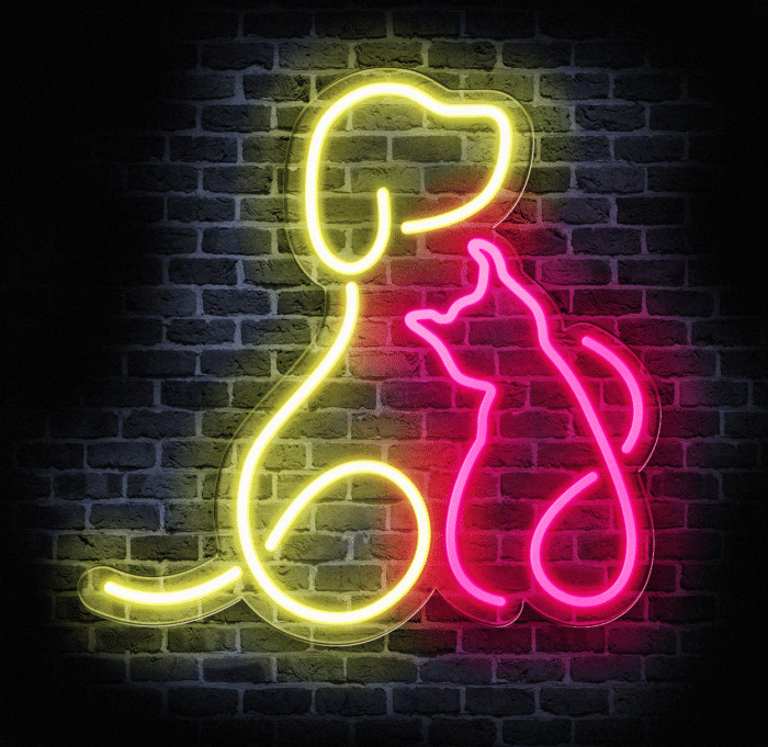 Neon LED "Przyjaciele na Zawsze"