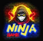 Neon LED Ninja Game – dekoracja dla fanów gier z motywem ninja