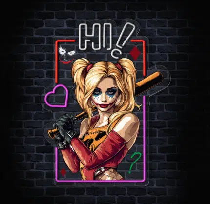 Dekoracja LED z postacią komiksową