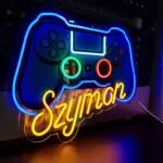 Personalizowany neon LED z padem i imieniem – wyjątkowa dekoracja gamingowa - obrazek 4
