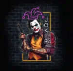 Komiksowa dekoracja LED Joker