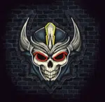 Świecąca czaszka LED – unikalna ozdoba na ścianę