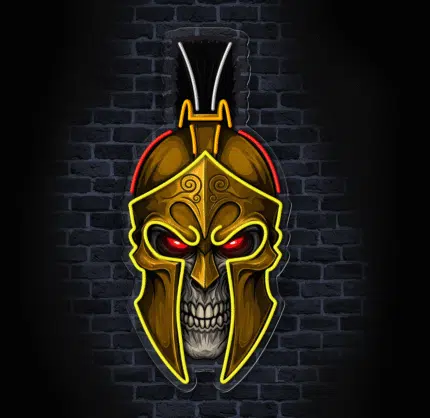 Świecąca dekoracja LED wojownik – idealna ozdoba do wnętrza