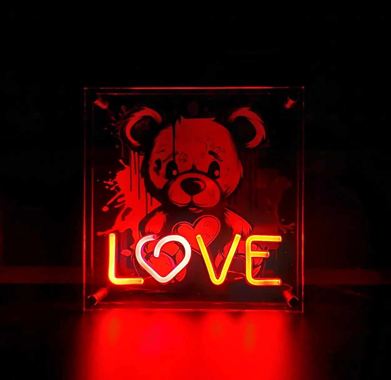 ✨ Neonbox Miś LOVE – Światło pełne emocji! 💖✨ - obrazek 3