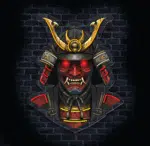 Świecąca dekoracja LED samuraj – idealna ozdoba do wnętrza