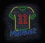 Podświetlany neon dla sportowców i kibiców