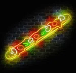 Podświetlany neon zapiekanka XXL LED do lokalu gastronomicznego