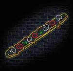 Apetyczny neon LED z motywem zapiekanki XXL