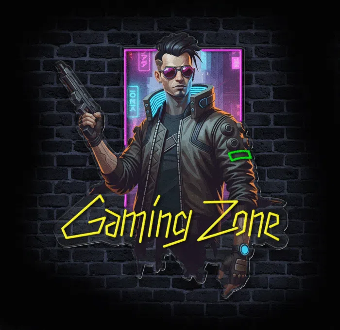 🎮 Neon gamingowy na ścianę – klimat cybernetycznej rozgrywki - obrazek 2