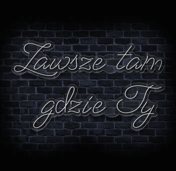 Neon Zawsze tam gdzie Ty – światło, które wyraża uczucia💡❤️ - obrazek 2