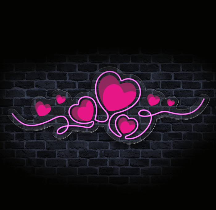 Neon LED "Serduszka" – romantyczna dekoracja, która rozświetli emocje 💖✨ - obrazek 2