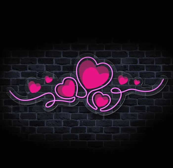Neon LED "Serduszka" – romantyczna dekoracja, która rozświetli emocje 💖✨ - obrazek 2
