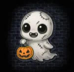 dekoracja LED duszek na Halloween Party