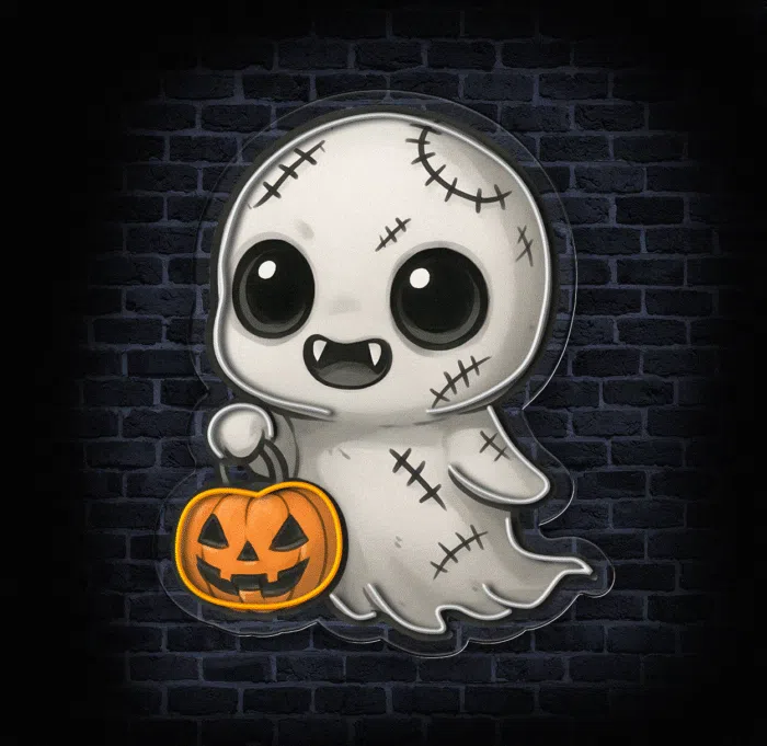 dekoracja LED duszek na Halloween Party