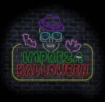 neon LED na Halloween do restauracji