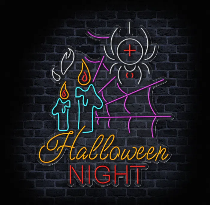 neon LED Halloween Night do pubu lub restauracji