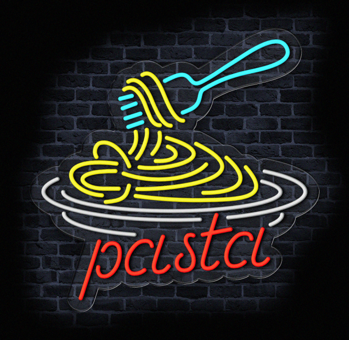 neon zewnętrzny pasta led do lokalu gastronomicznego
