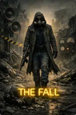 neon LED THE FALL dekoracja postapokaliptyczna