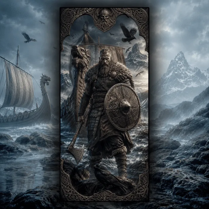 Lampka LED Wiking Personalizowana – Raven Mark - obrazek 4