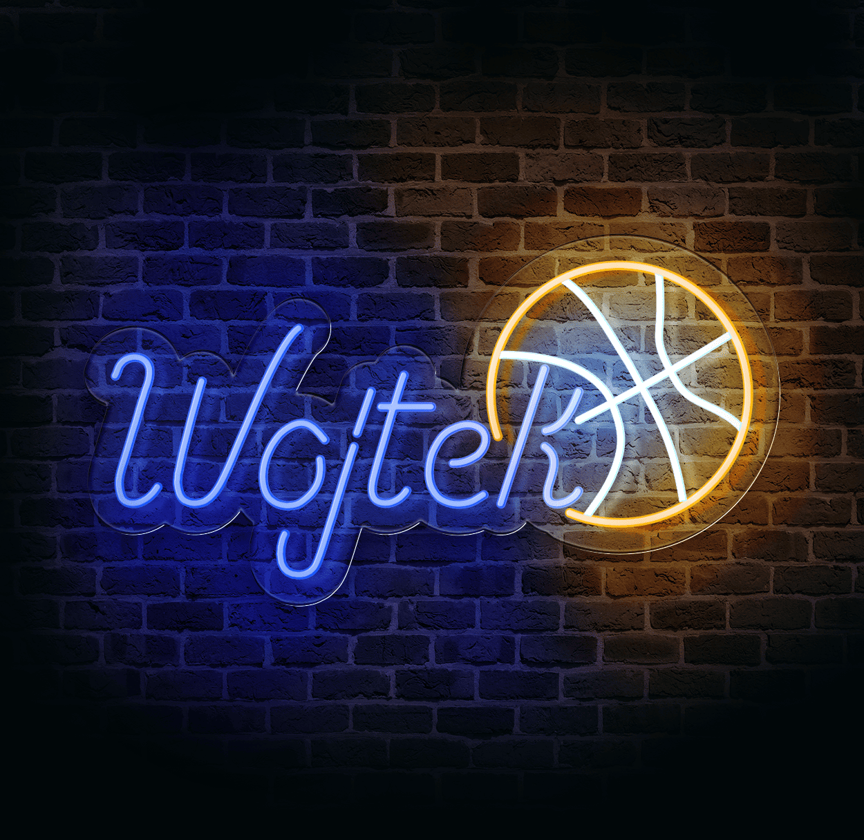 neon-led-imie-koszykowka-craftneon Neon LED z imieniem i koszykówką - personalizowana dekoracja LED CraftNeon