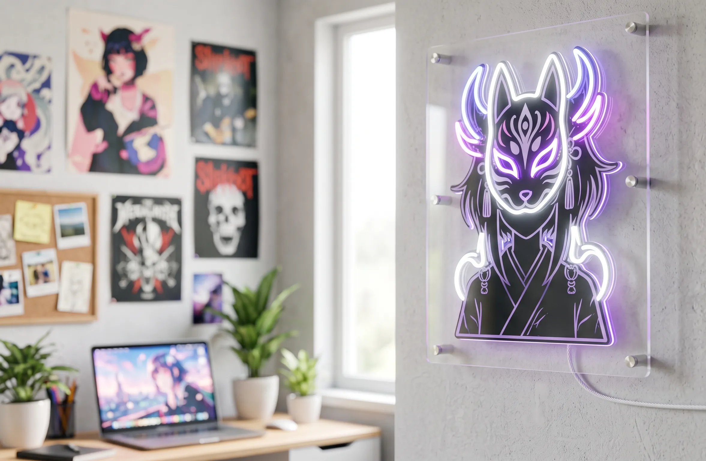 Prezent dla fana popkultury japońskiej — neon anime CraftNeon