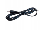 Czarny kabel zasilający 1,5 m z wtykiem DC do neonu LED